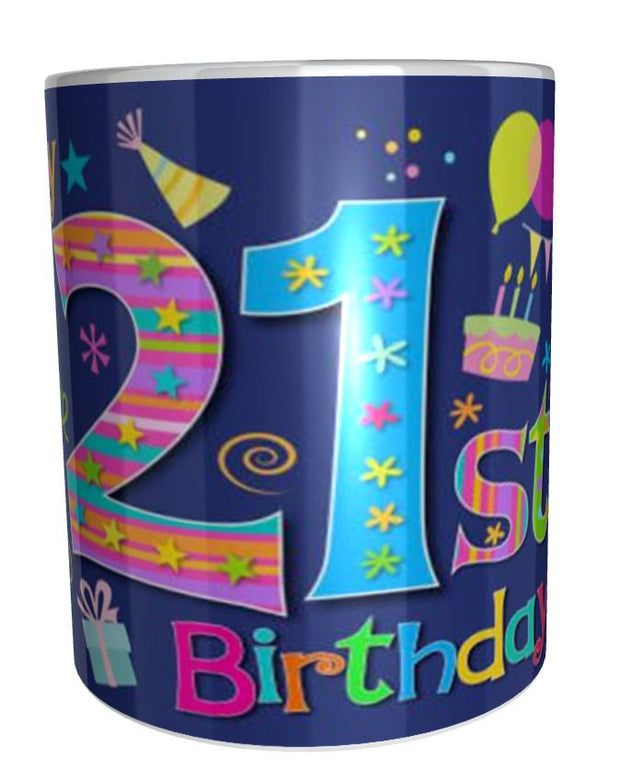 21st Birthday Cup Gift 11oz ceramic mug special birthday