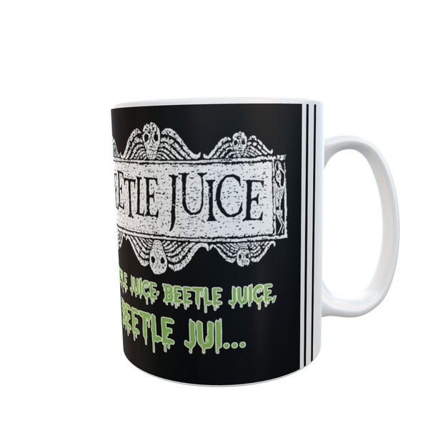 Beetlejuice 11oz ceramic mug Tim Burton Halloween horror gift present christmas