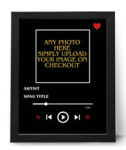 Personalised Photo or Album Cover Song Print. Custom Posters