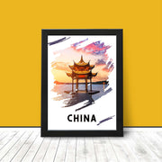 Hangzhou's Historic West Lake Poster Print - China Landmark Travel Wall Art