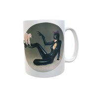 Cat woman sexy figure pose fluffy female woman hot Gift 11oz mug