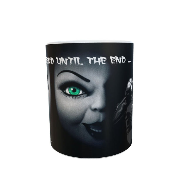 Chucky doll 11oz horror mug friend until the end Halloween present Gothic gift