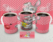 Easter mug, Happy Easter, bunny, eggs, choose your own mug design