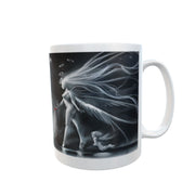 Fantasy blood letter alternative dark bite cherub cup Gift 11oz mug