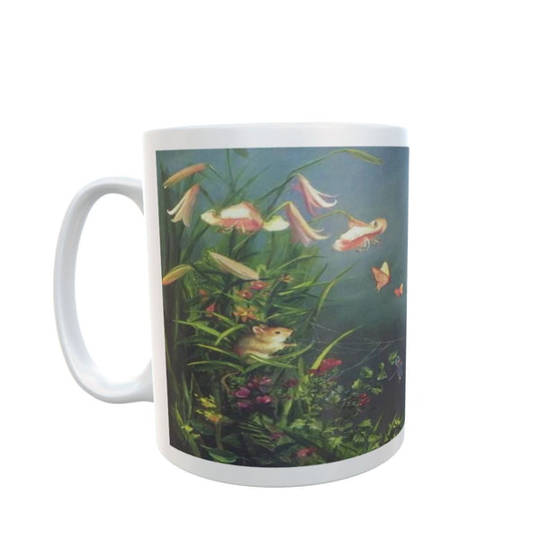 Fantasy fairy flower and mice present alternative Gift 11oz mug