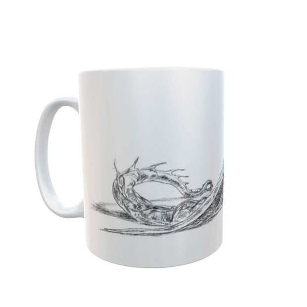 Fantasy she devil black and white alternative draw 11oz ceramic mug gift cup