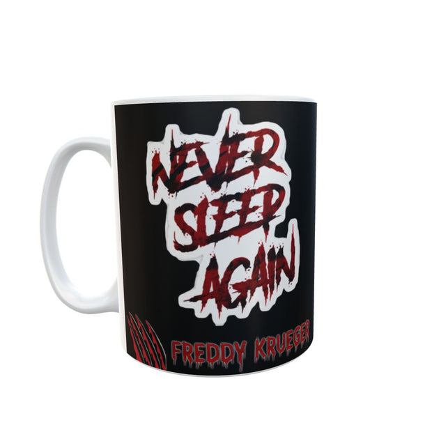 Freddy Krueger 11oz horror mug never sleep again Halloween present xmas gift