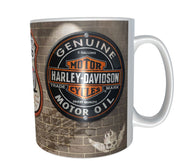 Harley Davidson bike route 66 mug 11oz ceramic mug gift for him men retro xmas