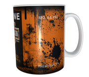 Harley Davidson motor oil mug 11oz ceramic mug gift distressed retro oil bike