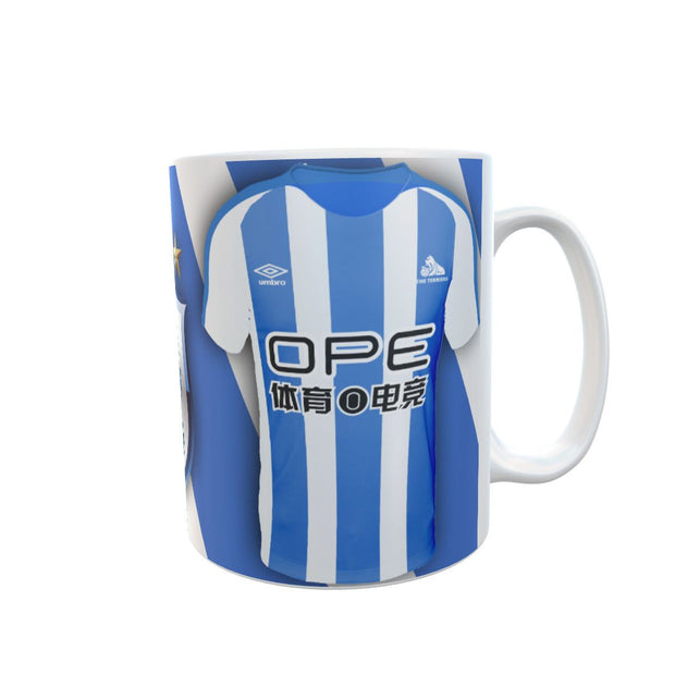 Huddersfield FC logo football Mug Cup Fathers Day Birthday Dad Gift 11oz mug