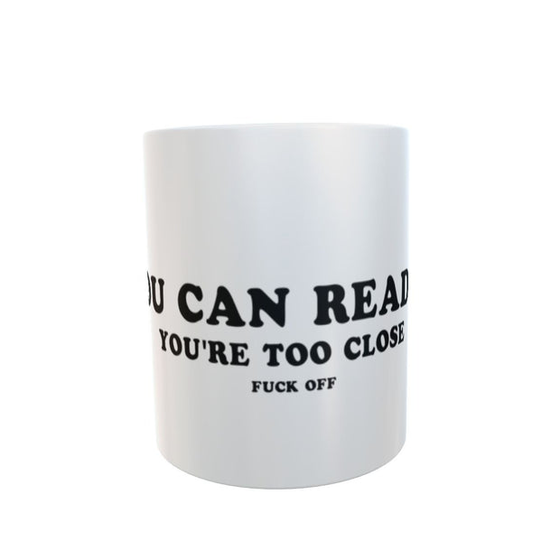 If you can read this adult swear subversive novelty 11oz ceramic mug gift cup