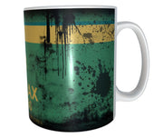 Lubrax motor oil mug 11oz ceramic mug gift distressed retro oil MECHANIC GARAGE