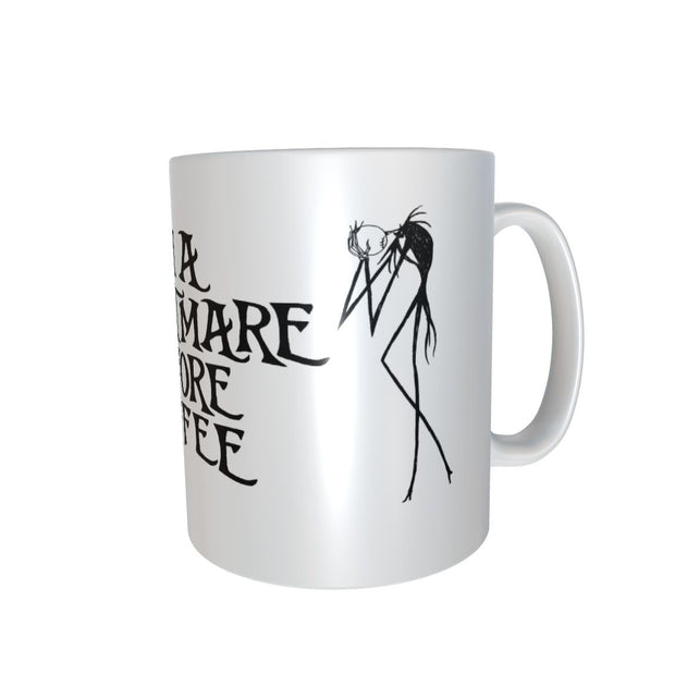 Jackandsally NBC nightmare before christmas before coffee gift mug