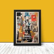 New York City Travel Collage Wall Art Poster Print
