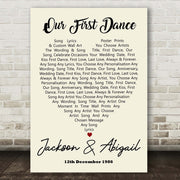 Personalised Song Lyric Poster, Heart Prints, Wall Art - Any Song