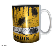 Renault car present oil mug 11oz ceramic mug gift for men distressed retro xmas