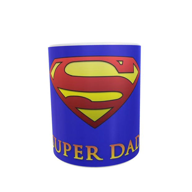 Super dad Superman super hero 11oz ceramic mug gift idea fathers day present