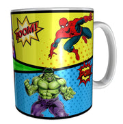 Superhero DC marvel super hero Gift 11oz mug present spiderman thor hulk ironman