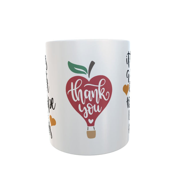 TEACHER BIG HEART THANKYOU END OF TERM YEAR JUNIOR SENIOR SCHOOL mug