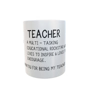 Teacher noun end of year term thanyou present 11oz ceramic mug gift idea cup