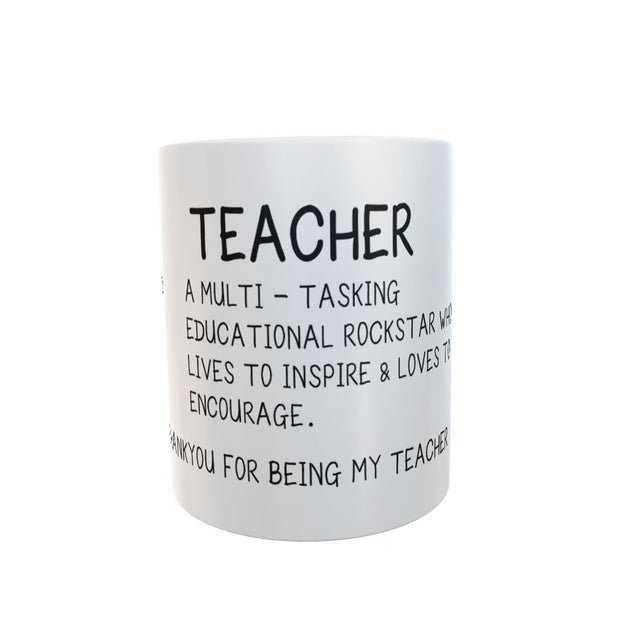 Teacher noun end of year term thanyou present 11oz ceramic mug gift idea cup