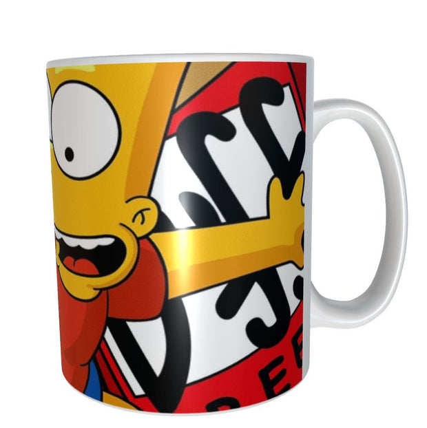 The Simpsons tv series ceramic mug xmas gift idea bart