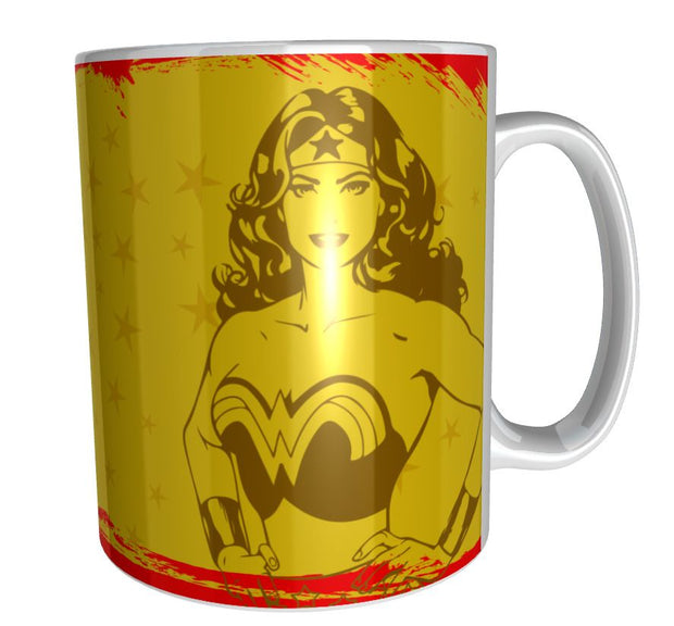 Wonderwoman Cup DC super hero Gift 11z mug present superhero Wonder woman