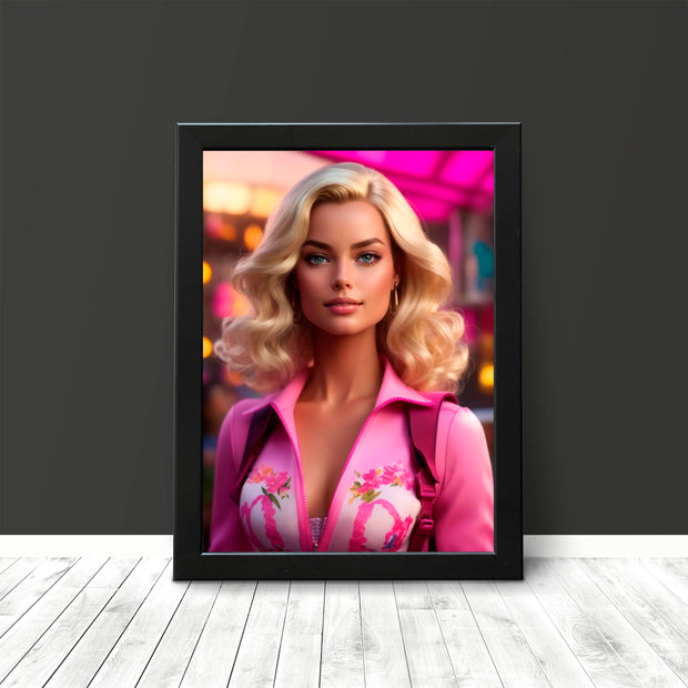 Margot Robbie as Barbie Beautiful Poster Print Inspired by the Movie