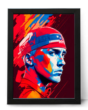 Eminem Marshall Mathers Abstract Portrait Poster Print Pop Wall Art