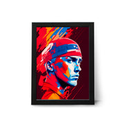 Eminem Marshall Mathers Abstract Portrait Poster Print Pop Wall Art