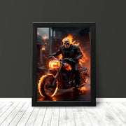 Ghost Rider Marvel Antihero Johnny Blaze Classic Movie Poster Print