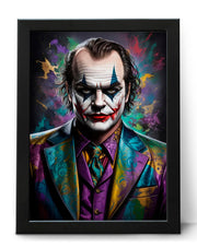 Jack Nicholson as the Joker - Pop Art Poster Print Inspired by the 1989 Batman Movie