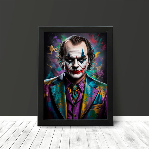 Jack Nicholson as the Joker - Pop Art Poster Print Inspired by the 1989 Batman Movie