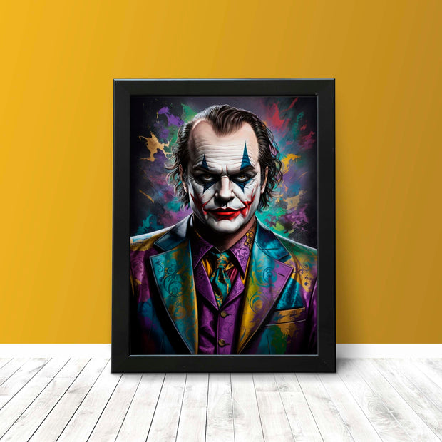 Jack Nicholson as the Joker - Pop Art Poster Print Inspired by the 1989 Batman Movie