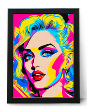 Madonna Pop Art Poster Print, Celebration of Madonna Wall Art