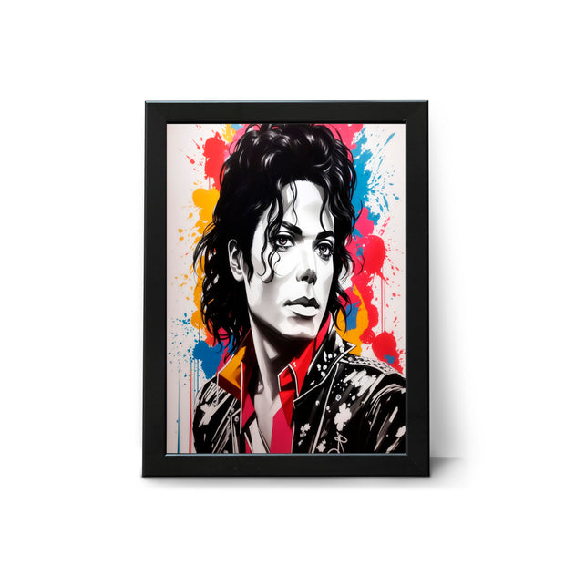 Michael Jackson Retro Pop Art Wall Art Poster Print