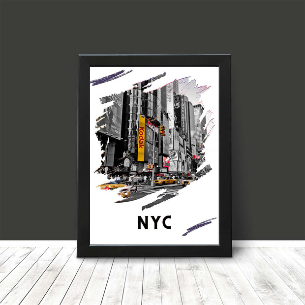 New York City Poster Print Classic NYC Cityscape Wall Art