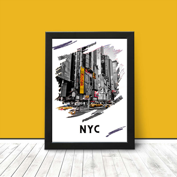 New York City Poster Print Classic NYC Cityscape Wall Art
