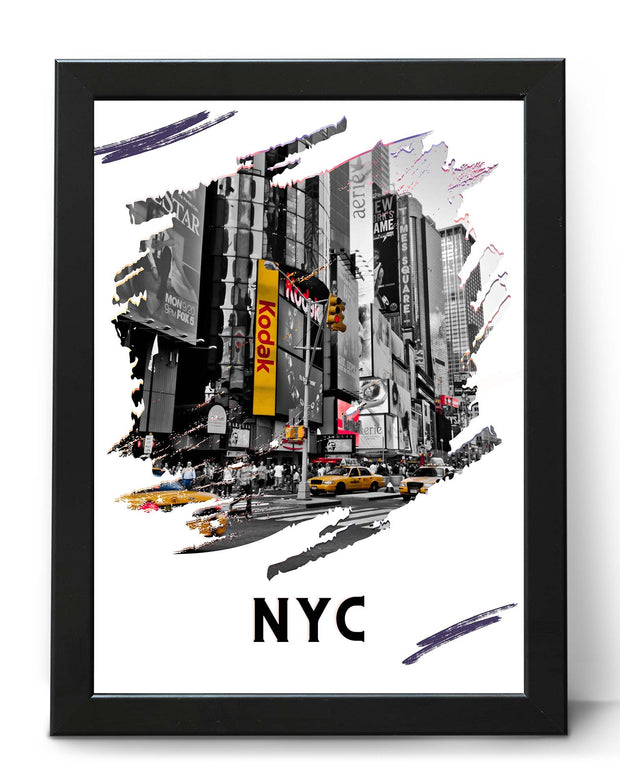 New York City Poster Print Classic NYC Cityscape Wall Art