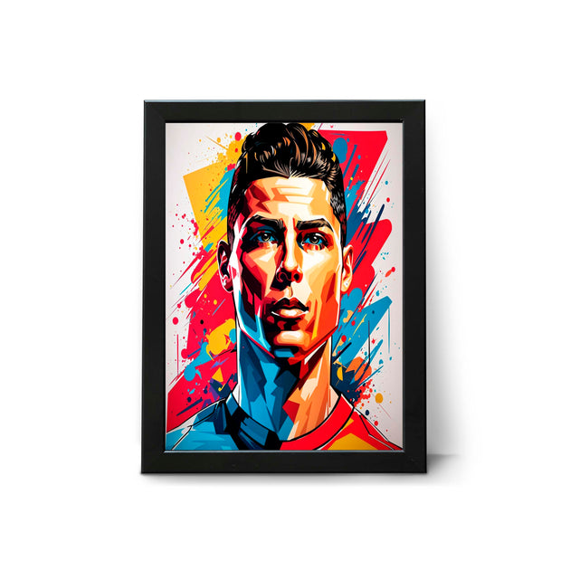 Ronaldo Modern Pop Art Poster print of the Footballing Legend