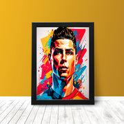 Ronaldo Modern Pop Art Poster print of the Footballing Legend