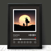 Personalised Photo or Album Cover Song Print. Custom Posters