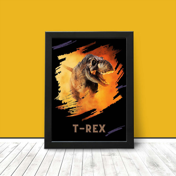 Dinosaur Poster Print Collection - T-REX Bedroom wall Decor