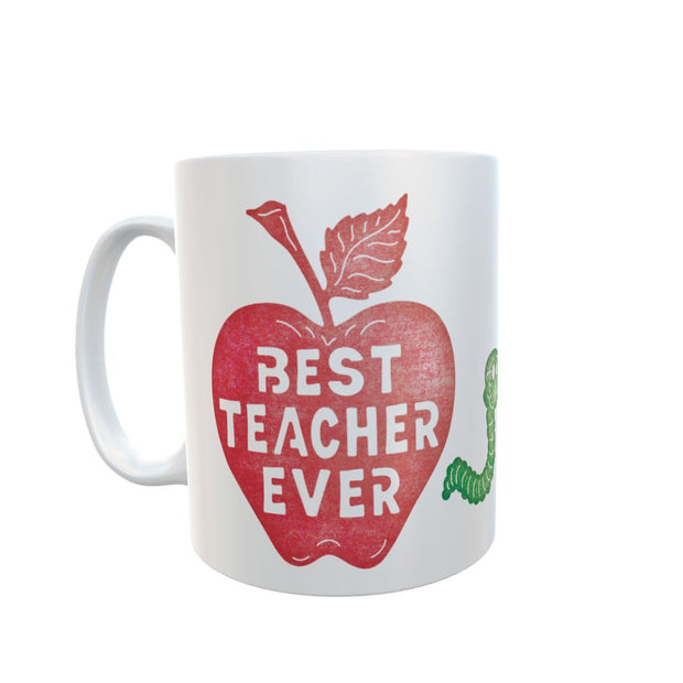 Best teacher ever end of year present school infant junior Gift 11oz mug cup