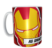 Iron man dad smart as Marvel DC Lego superhero fathers day xmas gift 11oz mug