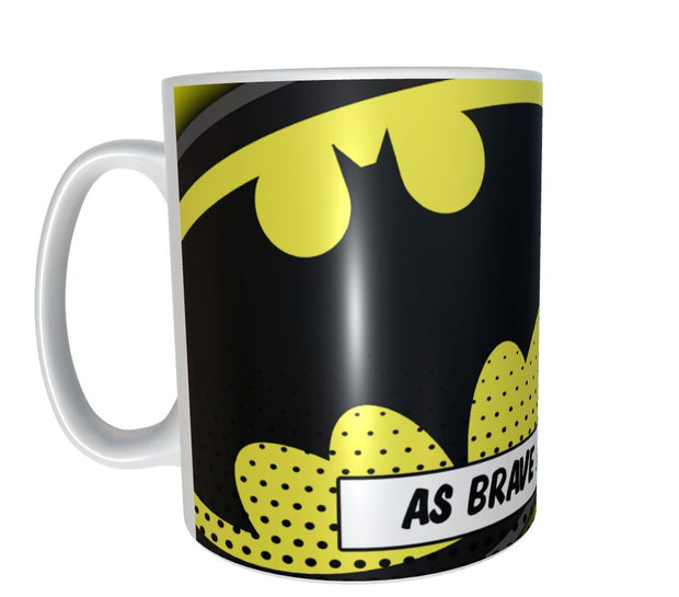 Dad As brave as batman Marvel DC Lego superhero fathers day xmas gift 11oz mug