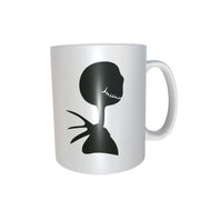 Jack and Sally NBC nightmare before Christmas silhouette Gift mug