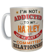 Harley Davidsonbike addict mug 11oz ceramic mug gift for him men retro xmas