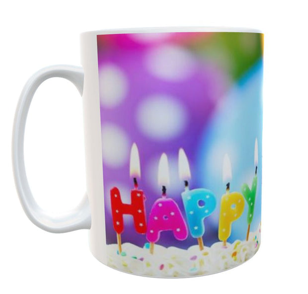 Generic happy birthday cup Gift 11oz ceramic mug special present no date