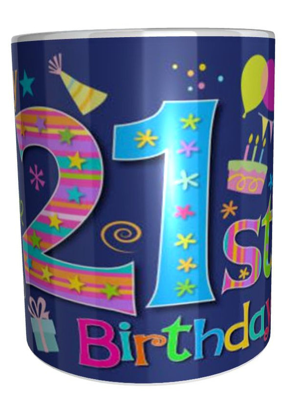 21st Birthday Cup Gift 11oz ceramic mug special birthday